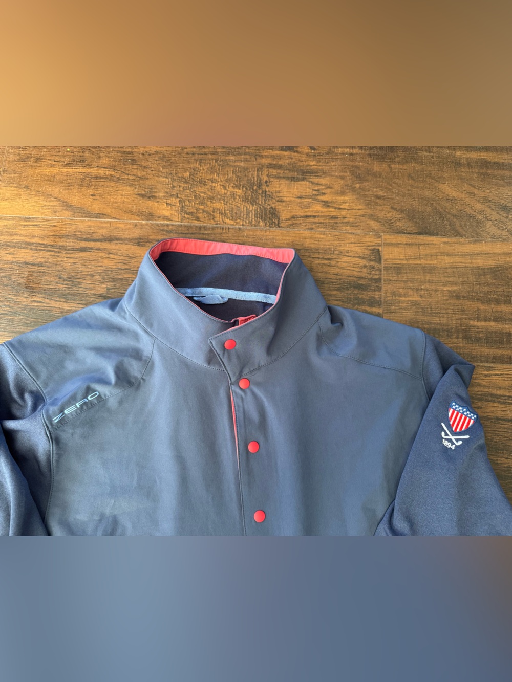 Zero Restriction Washington golf country club 1/4 Snap Pullover Size Large